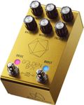 Jackson Audio Golden Boy Transparent Overdrive Guitar Effects Pedal with Boost and EQ - Joey Landreth Signature - 4 Selectable Clipping Diode Presets - MIDI Input - Gold