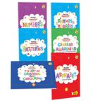 Firefly Foundation Nursery Books Set | Numbers (1 to 20), Alphabet, Patterns, General Awareness, Rhymes, & Art | Firefly | Set of 6 Books | Suitable for 3+ years of children