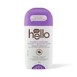 Hello Lavender + Vanilla Bean Natural Deodorant with Shea Butter, Aluminum Free, Parabens Free, 73g