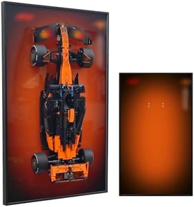 WETCEAOM Display Wallboard Compatible with Lego Technic McLaren MCL39 42228 Car Wall Mount, Display Frame Compatible with Lego Technic Display Frame for Wall Mount (No Model)