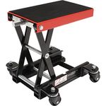 Black Pro Range B5399 Moveable Motorcycle Scissor Lift Stand | Workshop Lift for Custom Bikes | 500kg Maximum Load