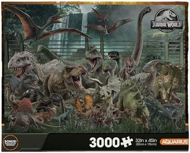 Aquarius Jurassic World Size Chart Puzzle (3000 Pieces)