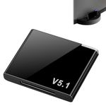 Edksegjcsous 30 Pin Bluetooth 5.1 Adapter Receiver, Wireless Portable Mini Audio Music Receiver, Compatible with Bose SoundDock and Other 30 Pin Speakers, Black