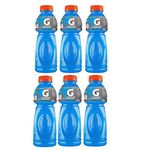 Gatorade Sports Drink, Blue Bolt, 500Ml Each (Pack of 6), Vegetarian