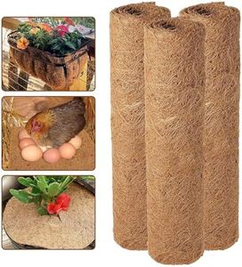 Proxima Direct 3PCS 30 x 100cm Coconut Mat Natural Coco Liner Roll Coconut Palm Carpet Coconut Coir Liner Sheets Coco Mat for Planter Window Box Flower Basket Garden Decoration Animal Pet Pad Liner