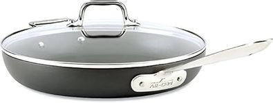 All-Clad Essentials Nonstick Cookware (4 Quart Pan with Glass Lid)