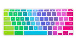 Keyboard Cover Skin Compatible Acer Chromebook R 11 CB5-132T CB3-131, Acer Chromebook R 13 CB5-312T,Acer Premium R11, Acer Chromebook 14 CB3-431 CP5-471,Acer Chromebook 15 CB3-531 CB5-571 C910,Rainbow