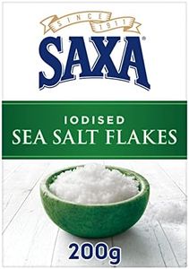 Saxa Iodised Sea Salt Flakes Flavour for Cooking Saxa Seasoning Saxa Spice All Purpose Seasoning 200g