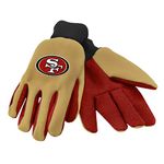 FOCO Forever Collectibles 74205 NFL San Francisco 49ers Colored Palm Glove