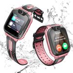IMOO Watch Phone Z1, 4G Smart Watch for Kids with Real-Time HD Video & Phone Call, Smart Watch for Girls with Real-Time GPS Location, Smartwatch for Boys with IPX8 Water Resistance (Pink)