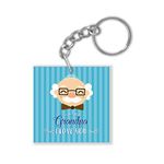 TheYaYaCafe I Love You Grandpa Keychain Keyring for Grandad Fathers Day 2.5 inches Acrylic Multi