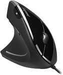 Perixx PERIMICE-513L Left Handed Ergonomic Vertical Mouse 1000/1600 DPI Recommended with RSI User