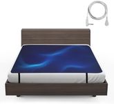 Earthing Mat UK, Grounding Mat for Bed, 10% Silver Fiber & 90% Soft Leather, Grounding Mattress Pad for Improved Sleep, Reduced Anxiety, Pain, Inflammation, Headache Relief (Super King)