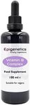 Vitamin B Complex 100ml | B1, B2, B3, B5, B6, B12, Choline, Folic Acid 5-MTHF, Inositol | UK Made Vegan Friendly Liquid | 10 Drops Daily (4 Month Supply)