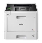 Brother HL-L8260CDW Colour Laser Printer - Single Function, Wireless/USB 2.0/Network, 2 Sided Printing, A4 Printer, Business Printer, UK Plug, Light Grey/Black, 2-Line LCD