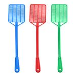 Turtuls Group All Small Insect Killer for Your Home Fly Swatter Multicolor Pack of-3