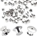 30 Pieces Metal Pin Backs Locking P