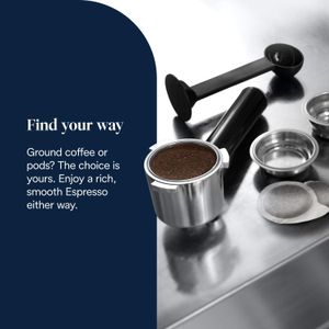 DeLonghi Dedica Espresso Machine – Silver Compact Coffee Maker