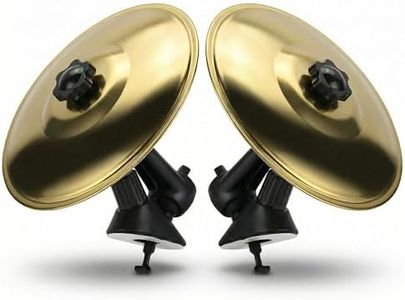 Car Cymbal Crash Air Vent, 2 Pack, Gold