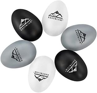 EastRock Egg Shakers Set 6 PCS Hand Percussion Shakers Musical Maracas Percussion Instruments