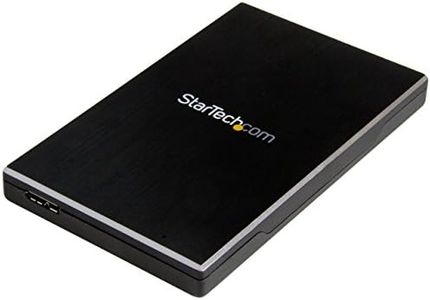 StarTech.com Boîtier USB 3.1 (10 Gb/s) pour disque dur SATA III de 2,5" - Boîtier HDD / SSD externe portable - Aluminium (S251BMU313)