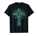 Celtic Cross Folk Art Pagan Irish Scottish Crucifix Artistic T-Shirt