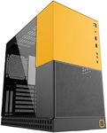 Geometric Future M4 King Arthur Black mid/Mini Tower, E-ATX/ATX Gaming Case, Glass/ 1.2mm Steel, Vertical Air Tunnel Design, Type C, 360/240 Radiator, Vertical GPU Mount, GEO-M4-KAB(PC Case ONLY)