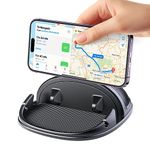 Beeasy Car Phone Holder Dashboard Non-Slip Car Accessories Universal Car Mount Dash, Dashboard Phone Holder for iPhone 16 14 13 12 11 Pro Max SE Mini XR, for Samsung S22 S23 Ultra,for Xiaomi Oneplus