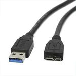 AAA PRODUCTS USB 3.0 Cable for Western Digital/WD/Seagate/Clickfree/Toshiba/Samsung Portable Hard Drive – Length: 50cm