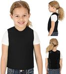 Special Supplies Sensory Compression Vest Deep Pressure Comfort for Autism, Hyperactivity, Mood Processing Disorders, Breathable, Form-Fitting, Kids and Adults (Black, X-Small (14x24 inches))