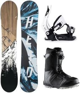 2026 Head Rush Men's 153 cm Snowboard Package Flow Bindings BOA Boots (Boot Size 10)
