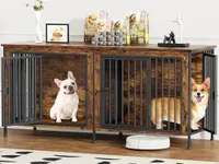 EasyCom 63" Dog Cage Furniture for 