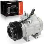 A-Premium Air Conditioner AC Compressor with Clutch Compatible with Ford F-250 F-350 F-450 F-550 Super Duty 2011-2016, F650 F750 2016, V8 6.7L