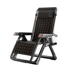 Zero Gravity Chair,CEIEVER Garden Chair 0°-170°Folding Sun Lounger with Adjustable Headrest Folding Recliner Deck Chairs Max load Capacity 300Kg Outdoor & Garden Sunloungers for Pool Patio Terrace (B)