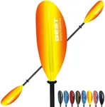 Best Marine and Outdoors Kayak Paddle, Carbon Fiber Shaft & Fiberglass Reinforced Polypropylene Blades, 220cm, 234cm, 250cm, Lightweight Kayak Paddles for Adults, Kayak Oar & Accessories