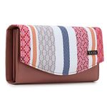 EXOTIC Polyurethane Pv Women's Classic Wallet (Peach)