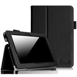 Fintie Amazon All-New Kindle Fire HDX 7 Folio Case Cover - Auto Sleep/Wake (Will only fit Kindle Fire HDX 7 2013) Black