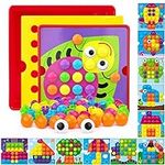 AluAbi Button Art Toys for Toddlers