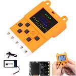 KittenBot Meowbit Card-Sized Retro Game Computer Codable Console for Microsoft Makecode Arcade & Python Video Game Compatible Micro:bit Expansion Board for Robot Building with Battery