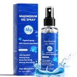 Magnesium Oil Spray, 100Ml Magnesium Oil Extra Strength, Magnesium Spray for Sleep & Anxiety, Organic Natural Magnesium Chloride Oil Spray for Feet