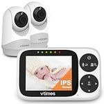 VTimes Baby Monitor with 2 Cameras,