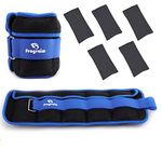 Adjustable Ankle Weights 1-10 LBS Pair with Removable Weight for Jogging, Gymnastics, Aerobics, Physical Therapy, Resistance Training|Each 1-5 LBS, Total 10LBS, Blue