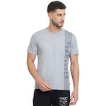 Van Heusen Men Athleisure Ultra Soft T-Shirt - Crew Neck, Short Sleeve_60044_Grey Melange_S