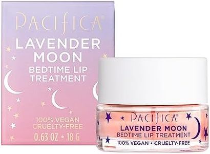Pacifica Beauty, Lavender Moon Bedtime Lip Treatment, Lip Mask for Chapped, Cracked, Dry, Wrinkled Lips, 100% Vegan and Cruelty Free, Clear, 0.63 Ounce (Pack of 1)