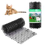 Aurnoet Cat Scat Mat with Spikes 6.5FT Cat Deterrent Mats Plastic Scat Mat for Dogs and Cats Spike Deterrent