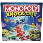 Monopoly Knockout Family Party Game for Kids, Teens, and Adults | Ages 8 and Up | 2-8 Players | 20 Mins. Average | Quick-Playing Board Games (English & French)