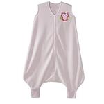 Halo Innovations Early Walker Sleepsack Wearable Blanket Micro-Fleece-Owl, Pink, Extra Large