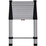 Telesteps 1600E Fully Automatic Telescoping Ladder, with Patented One-Touch Release, OSHA Compliant 12.5 ft Extended Height, Up to 16 ft Reach may be possible, Telescoping Extension Ladder