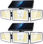 KOOPER Solar Flood Lights, 210 LED 