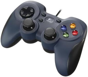 Logitech F310 Gamepad, Controller Cablato con Layout Stile Console, Tastierino Direzionale ‎‎4 Switch, XInput/DirectInput, Impugnatura Comoda, Cavo da 1.8 m, PC, ‎Blu/Nero